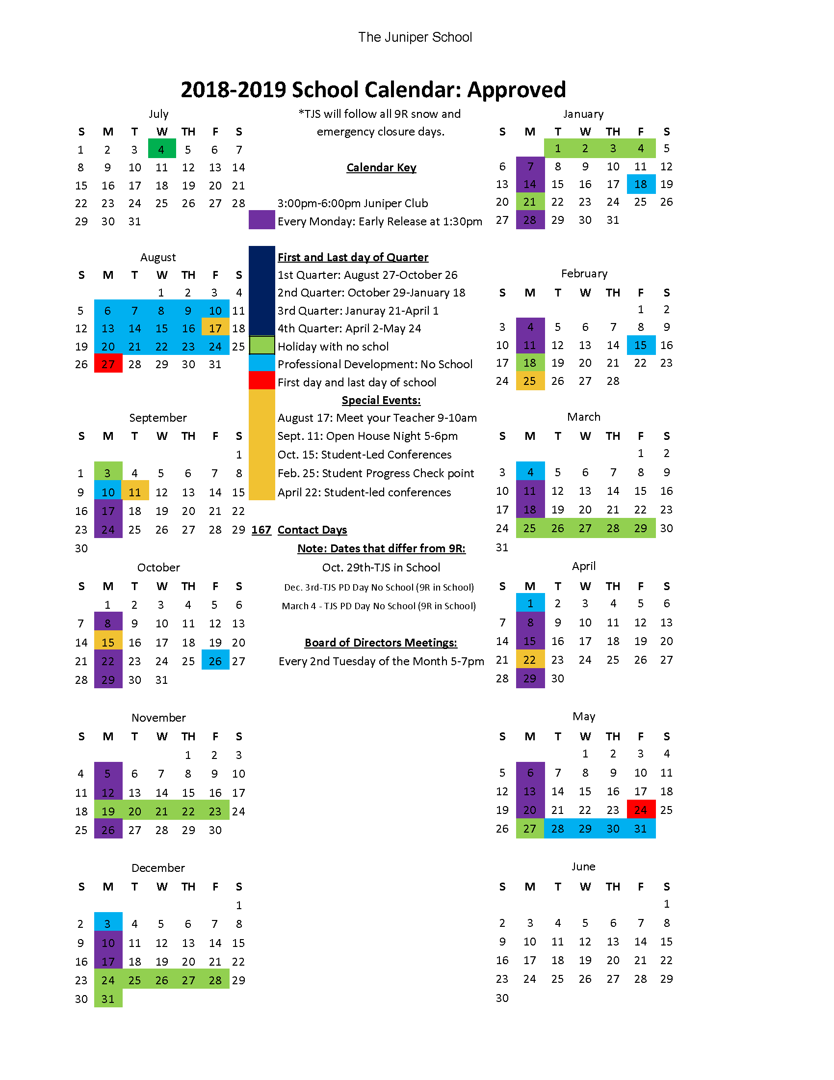 Orhs Calendar Customize and Print